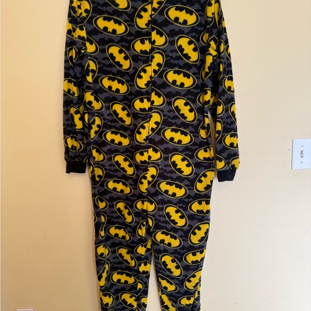 Batman Black and Yellow Zip-Up pj